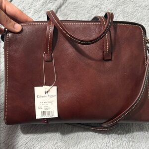 Etienne Aigner Brown Leather Handbag